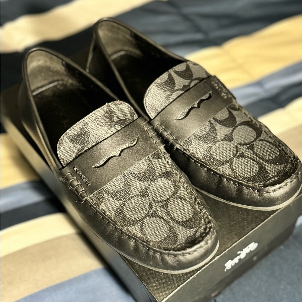 Authentic Coach Loafers with Box Men’s Sz 7